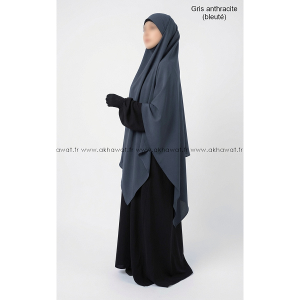 Khimar 145 cm - Microfibre léger - El bassira