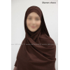 Ready to wear - pleated hijab - Crepe