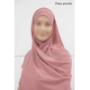 Hijab bonnet plissé - Tout mousseline crêpe