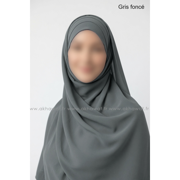 Ready to wear - pleated hijab - Crepe