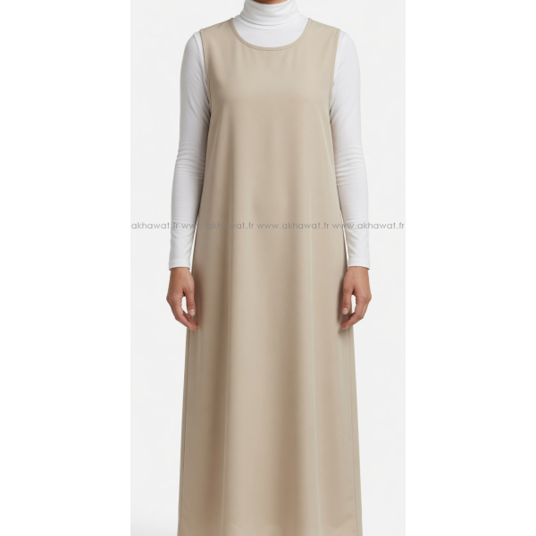 Under abaya / Sleevless abaya - Silky