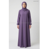 Abaya - Light microfibre - with elastic cuffs - El bassira