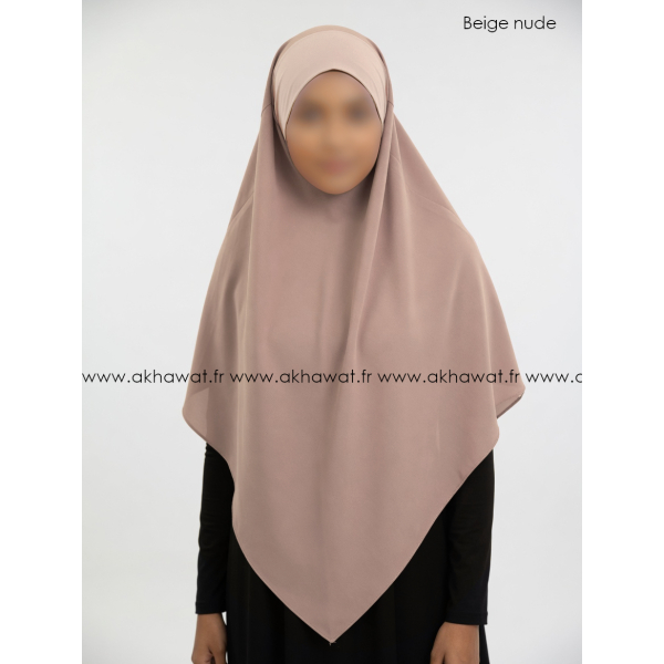 Slip-on Khimar - Crepe chiffon