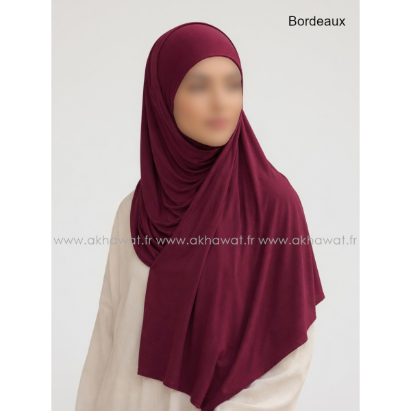 Hijab with tie band - Modal Cotton