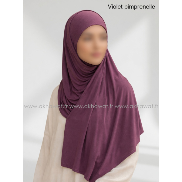 Hijab avec bandeau à nouer - Coton Modal