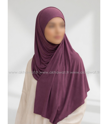 Hijab avec bandeau à nouer - Coton Modal
