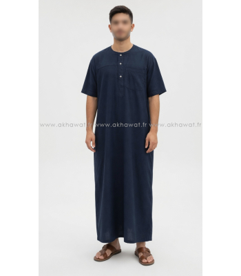 Cotton style IKAF Qamis - Short sleeves