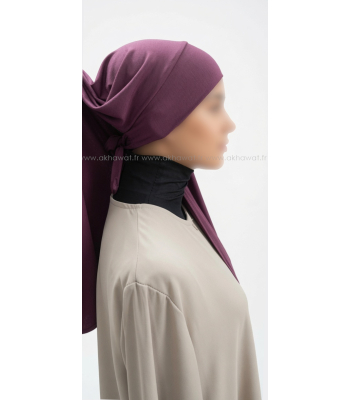 Hijab avec bandeau à nouer - Coton Modal
