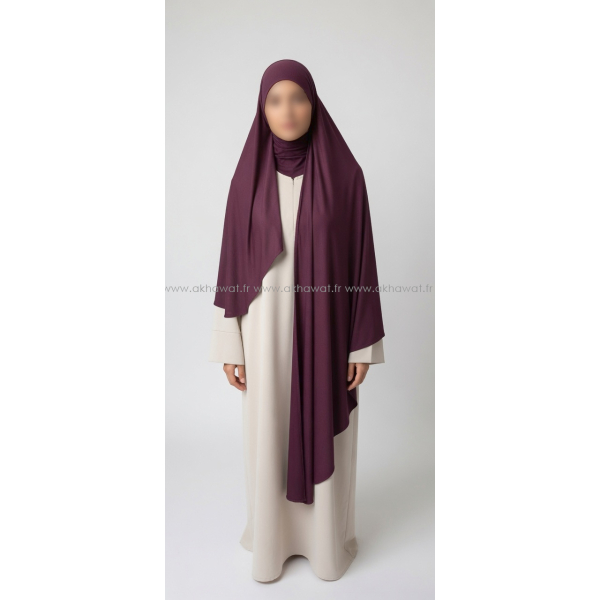 Hijab with tie band - Modal Cotton