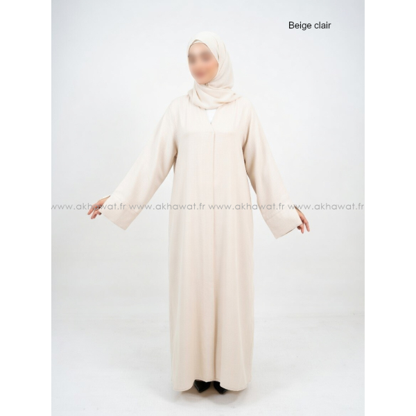 Linen style Abaya in Viscose
