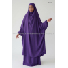 Jilbab semi-papillon Microfibre Léger