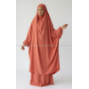 Light microfiber straight skirt Jilbab