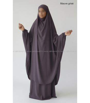 Light microfiber straight skirt Jilbab
