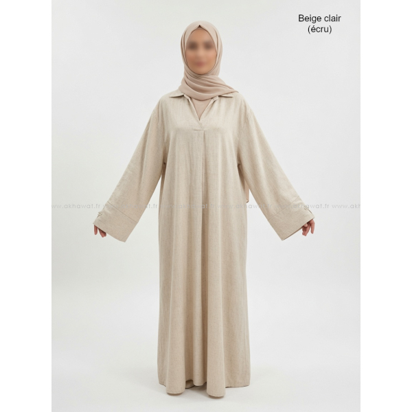Linen & Viscose Abaya