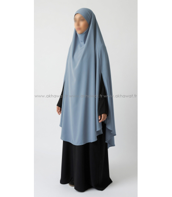 Khimar Cape avec fentes - Soie de Médine - 145 cm