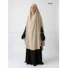 Khimar Cape avec fentes - Soie de Médine - 145 cm