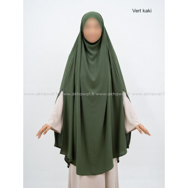 Khimar Cape avec fentes - Soie de Médine - 145 cm