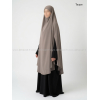 Khimar Cape avec fentes - Soie de Médine - 145 cm