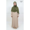 Hijab bonnet intégré simple - Jersey