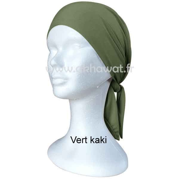 Large bonnet to tie - lycra