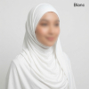 Hijab bonnet intégré simple - Jersey