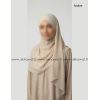 Ready to wear - Crossed hijab - Crepe & Viscose