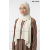Opaque crepe Hijab - Rectangle
