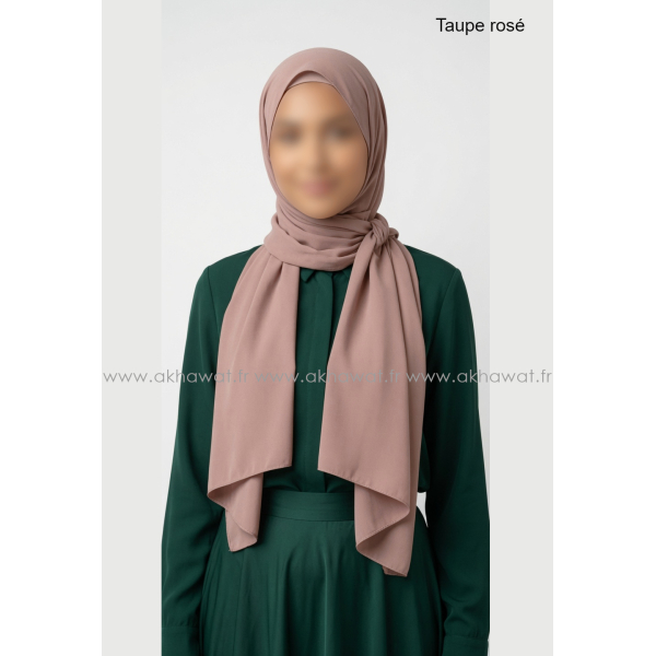 Opaque crepe Hijab - Rectangle