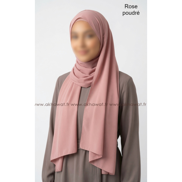 Opaque crepe Hijab - Rectangle