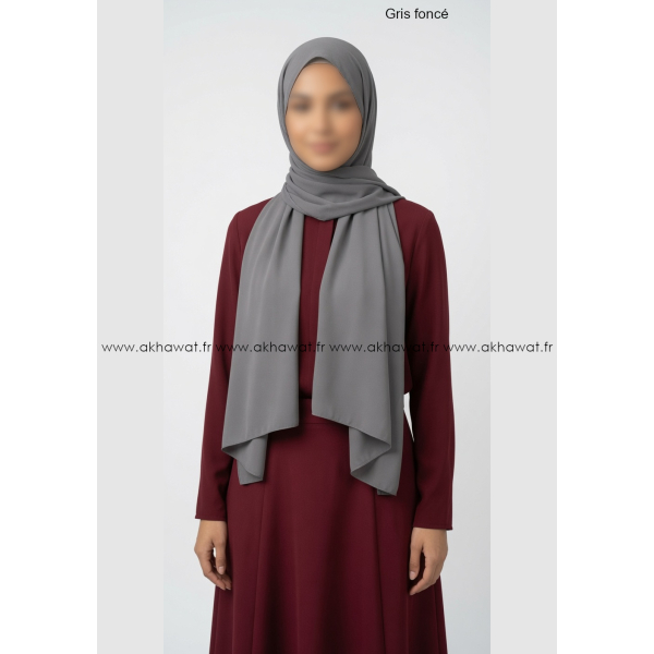 Opaque crepe Hijab - Rectangle