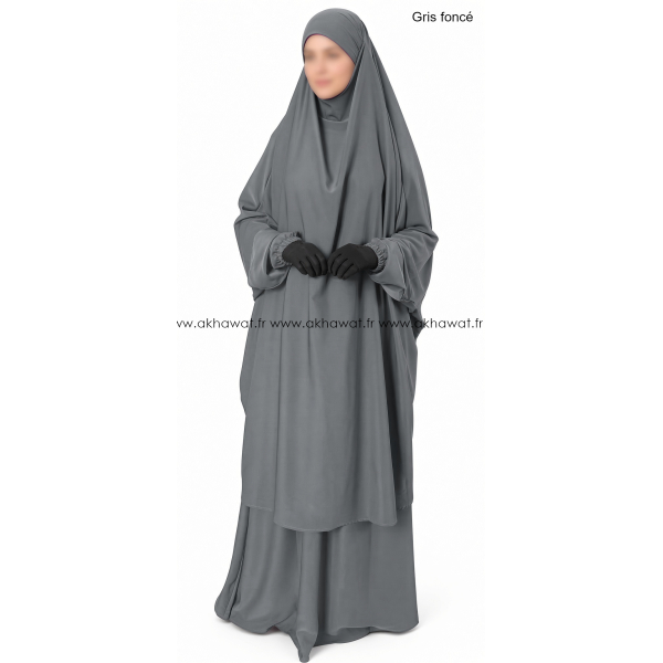 Jilbab Soie de Médine - 2 pièces jupe - Etoile d'Orient