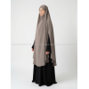 Khimar Cape avec fentes - Soie de Médine - 145 cm