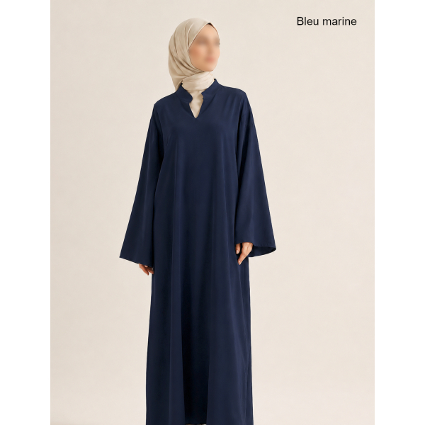 Abaya ample crêpe épaisse