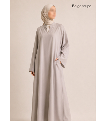 Abaya ample crêpe épaisse