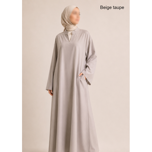 Abaya ample crêpe épaisse