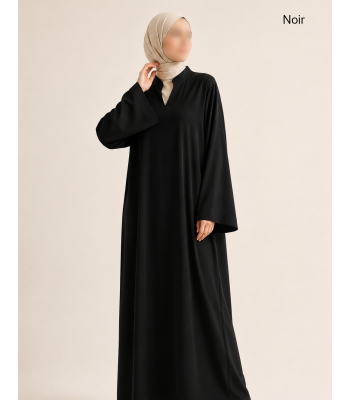 Abaya ample crêpe épaisse