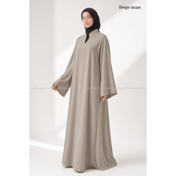 Ample abaya - Thick crepe