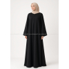 Abaya crêpe épaisse - Qualité +