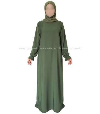 Abaya évasée manches tulipe - Soie de Médine