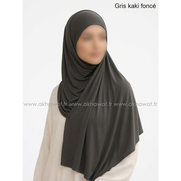 Hijab avec bandeau à nouer - Coton Modal