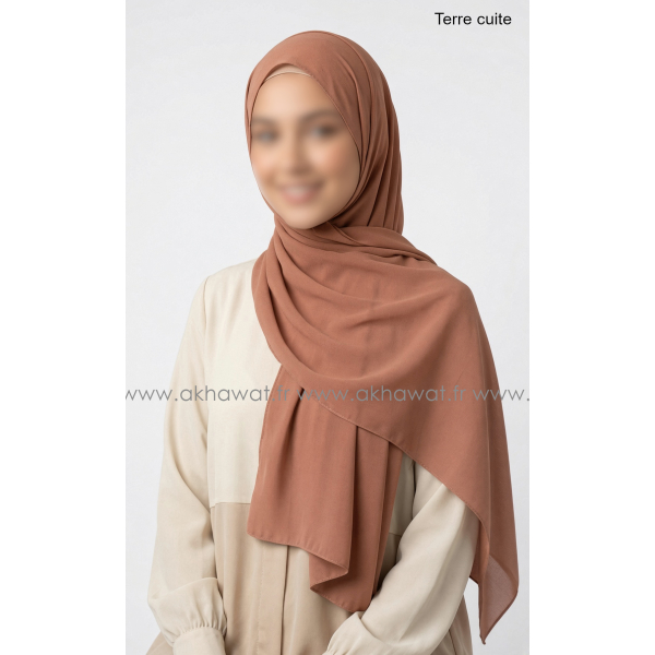 Light crepe hijab - Rectangle