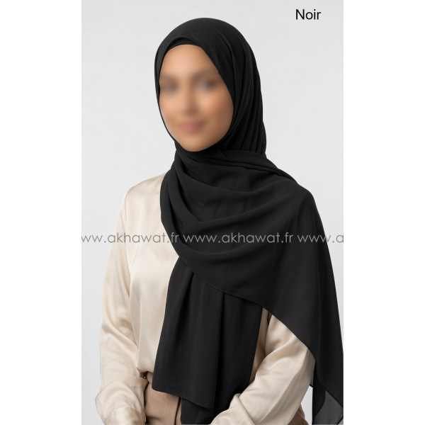 Light crepe hijab - Rectangle