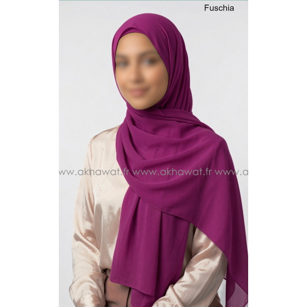 Light crepe hijab - Rectangle