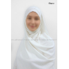 Hijab bonnet plissé - Tout mousseline crêpe