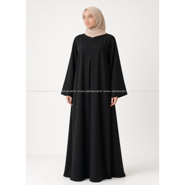 Abaya crêpe épaisse - Qualité +