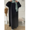 Ample abaya with pockets