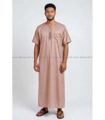 Embroided Short sleeves Qamis