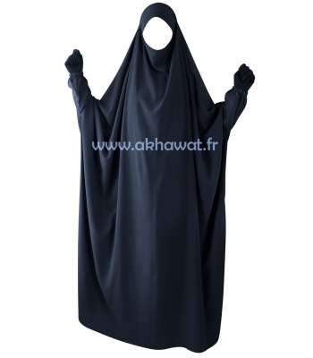 Jilbab papillon manchettes  1 pièce Microfibre Léger