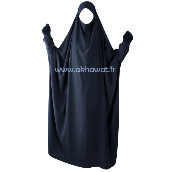 Butterfly jilbab with sleeves - Full length - Light microfiber