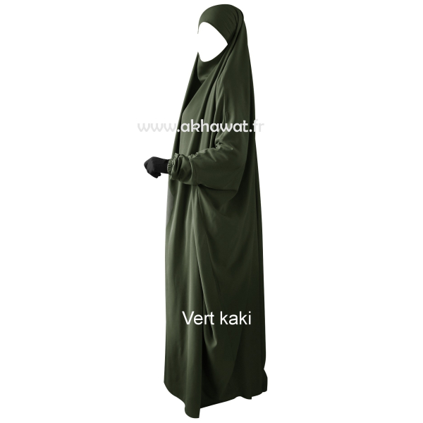 Jilbab papillon manchettes - 1 pièce - Microfibre Léger
